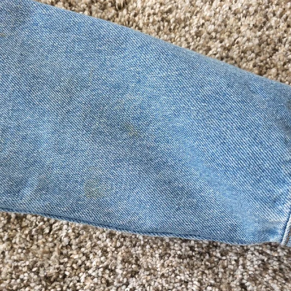 Mono B Blue Distressed Jean Jacket - Picture 4 of 11